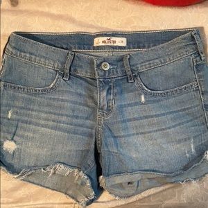 Hollister jean shorts, size 3